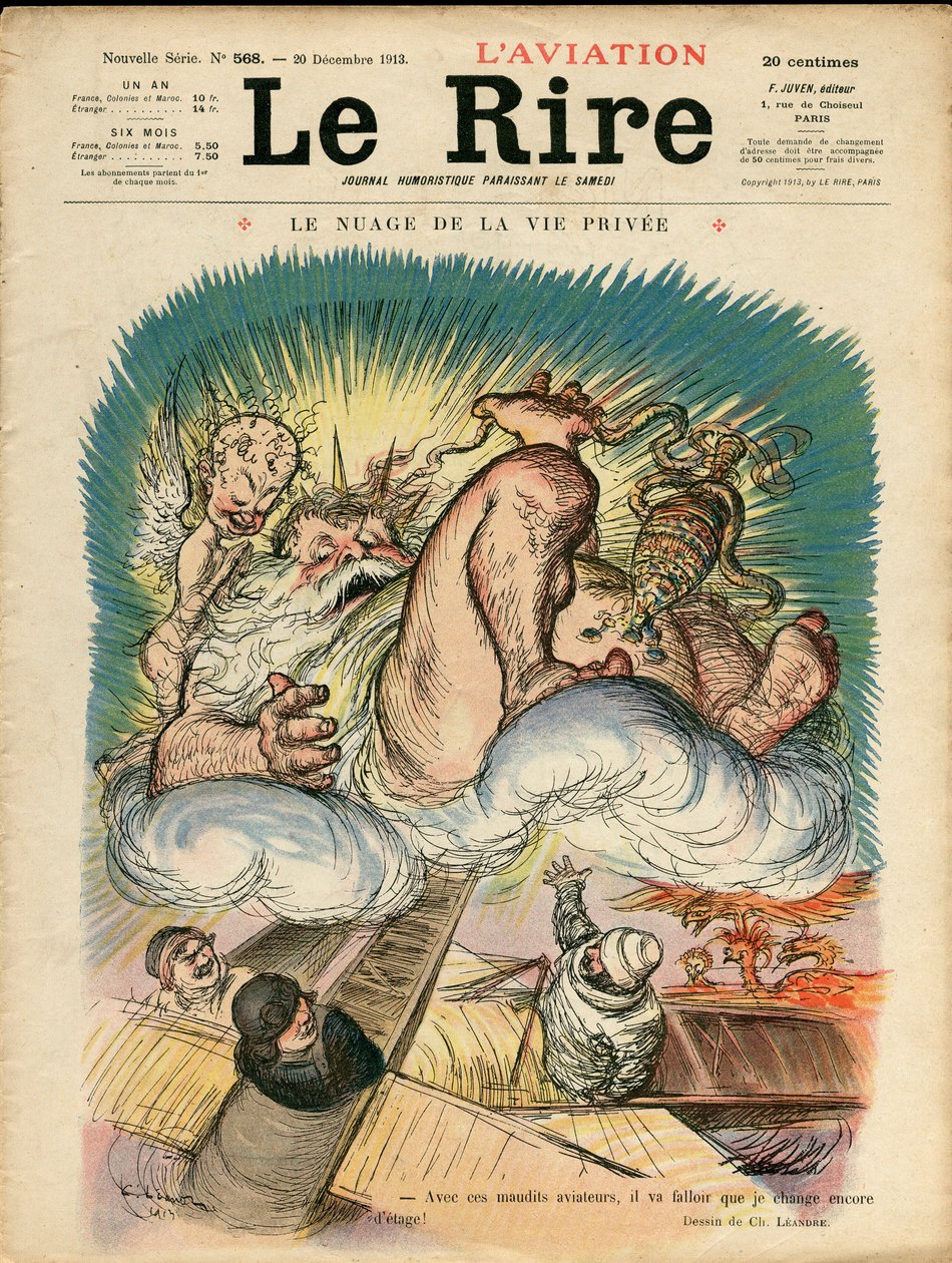 Kansi kappaleesta "" The Laughter", Satiirinen väreissä tekijältä Charles Leandre