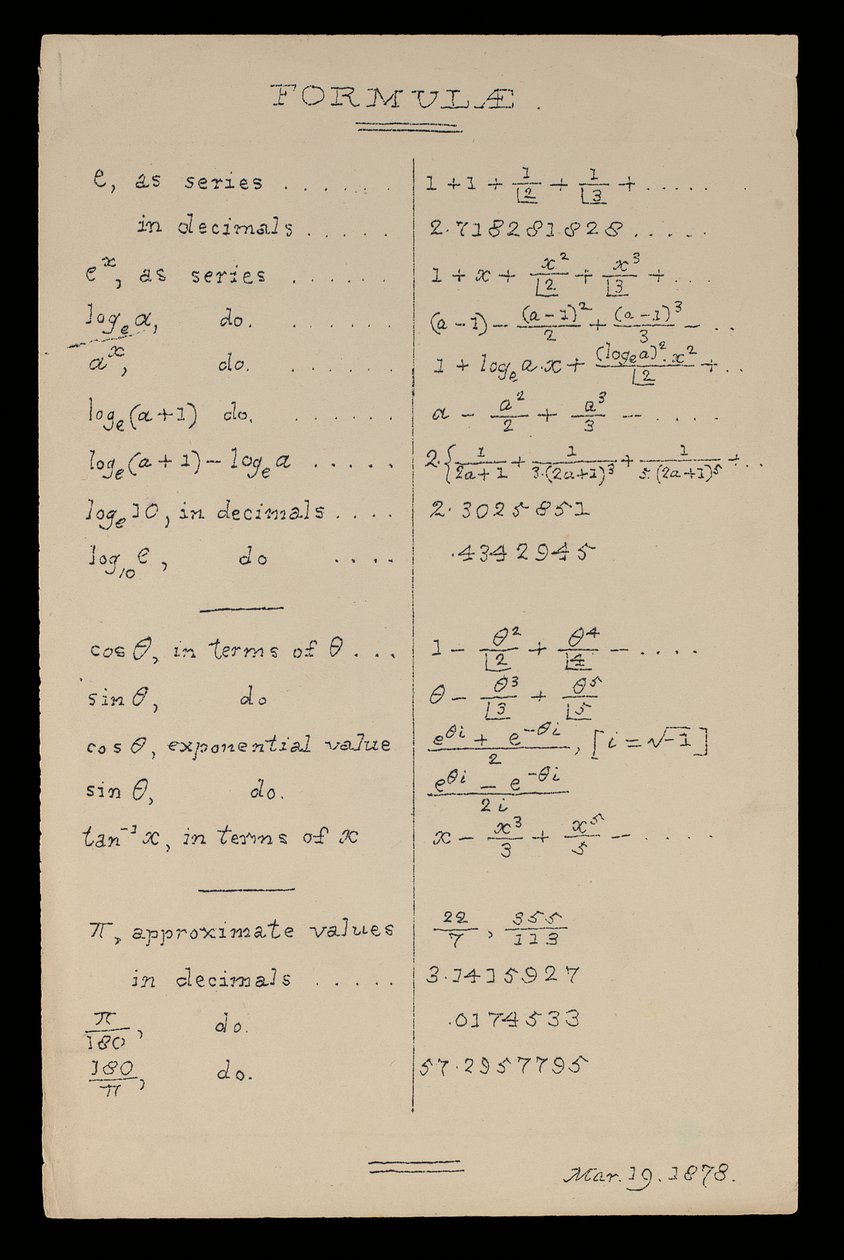 Kaavat, Oxford tekijältä Charles Lutwidge Dodgson