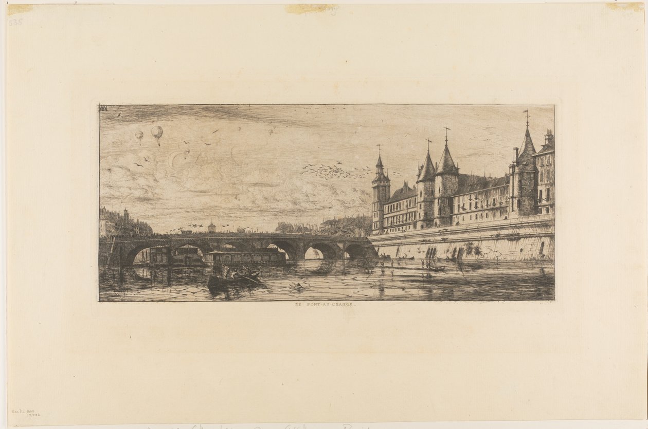 Pont au Change, Pariisi tekijältä Charles Meryon