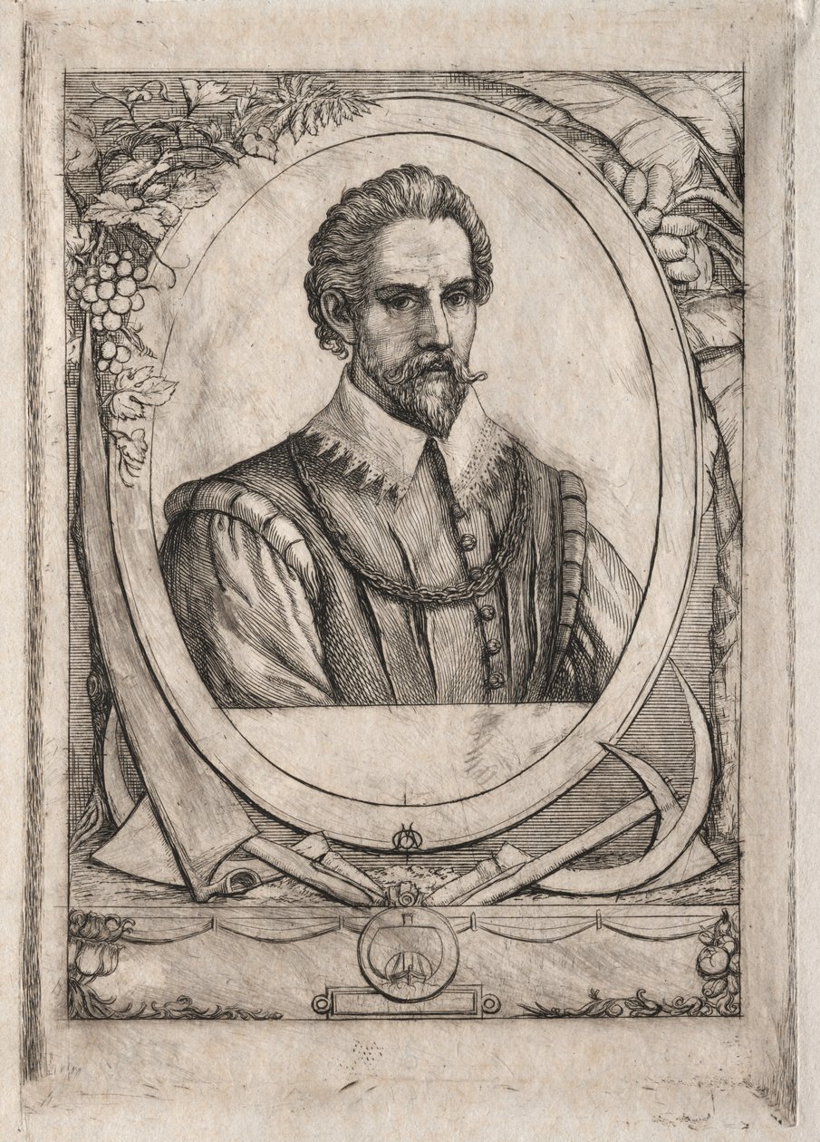 Rene de Laudonniere Sablais (de Burdingale) tekijältä Charles Meryon