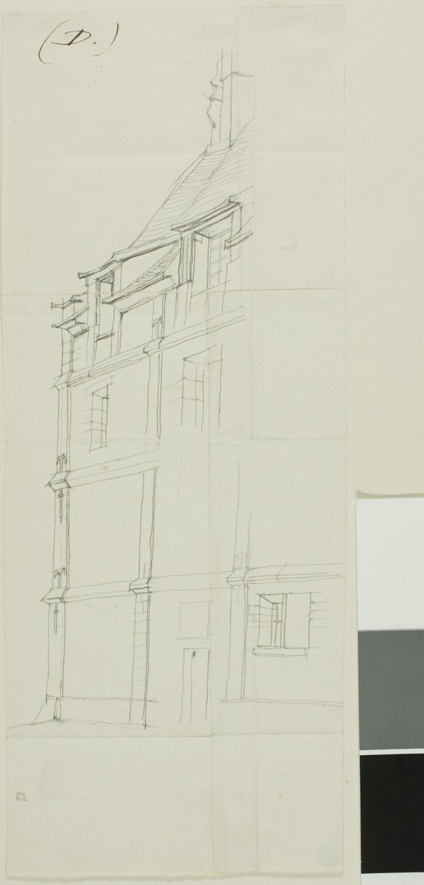 Rue des Toiles, Bourges tekijältä Charles Meryon