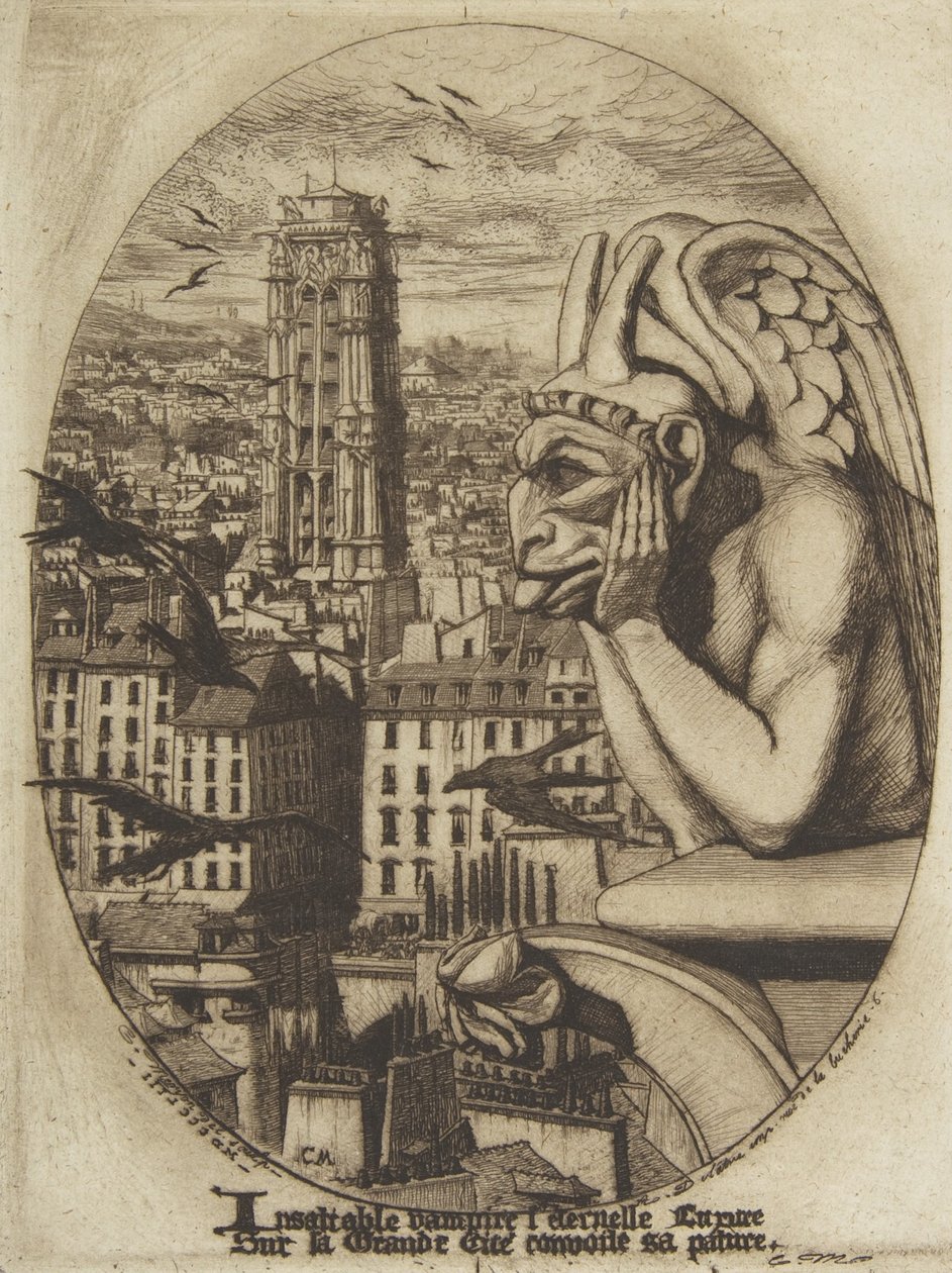 Vampyyri, 1853. tekijältä Charles Meryon