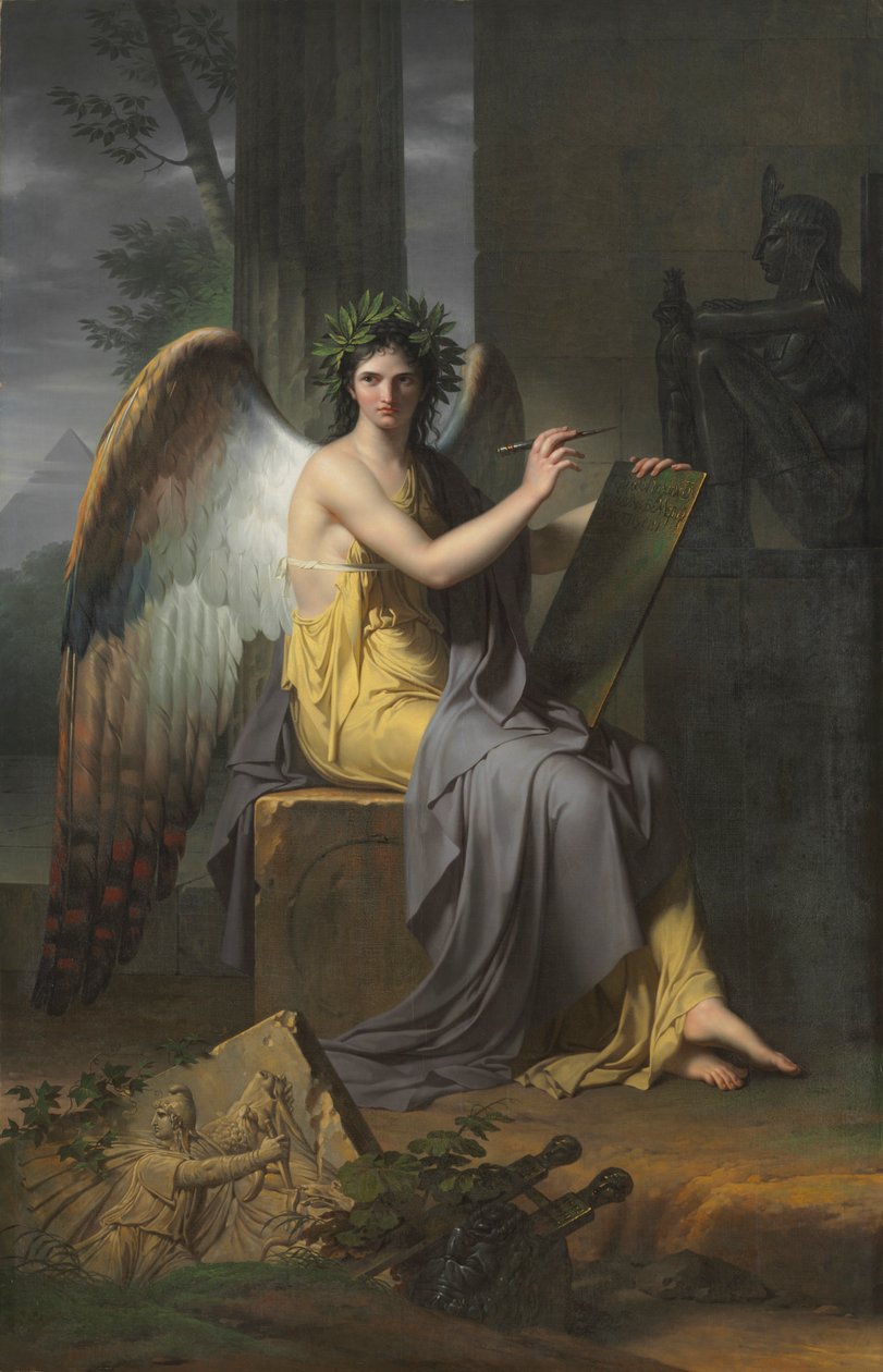Clio, Historian museo, 1800. tekijältä Charles Meynier