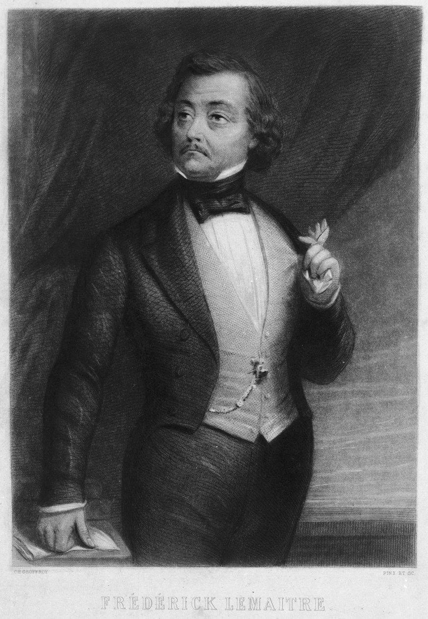 Frédérick Lemaîtren muotokuva 1800-1876. tekijältä Charles Michel Geoffroy