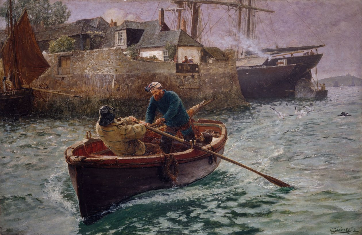 Kotiin, 1885. tekijältä Charles Napier Hemy