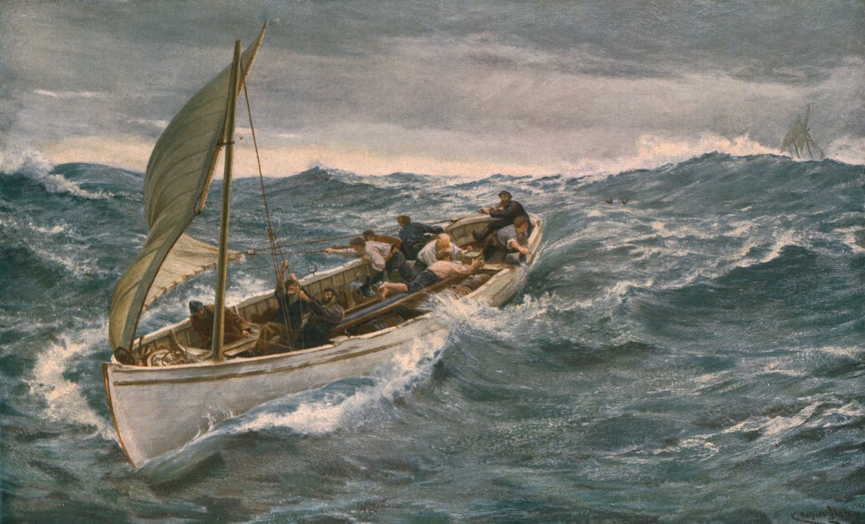 Miehistö, 1902, c1930. tekijältä Charles Napier Hemy