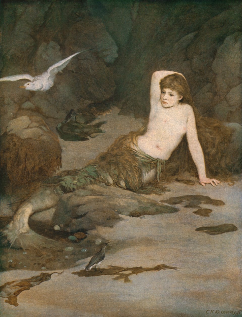 Merenneito, 1800-luvun loppu, 1930. tekijältä Charles Napier Kennedy