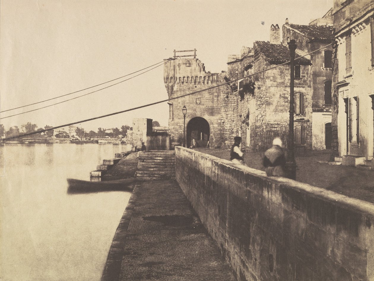 Arles, Chestnut Gate, 1852. tekijältä Charles Nègre
