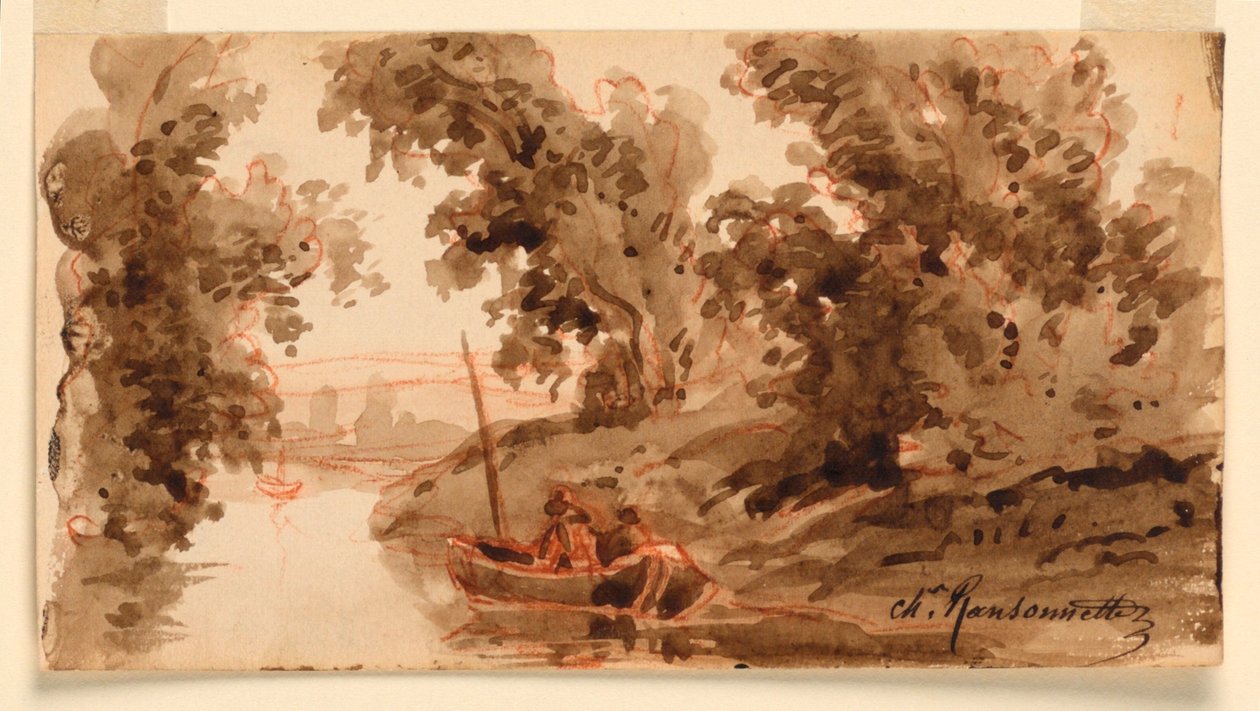 Isle of St. Denis tekijältä Charles Nicolas Ransonnette