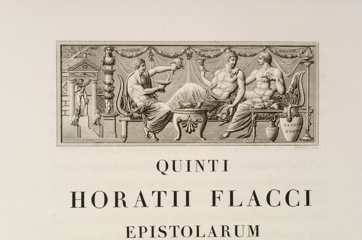 Sivu Quintus Horatius Flaccukselta tekijältä Charles Percier