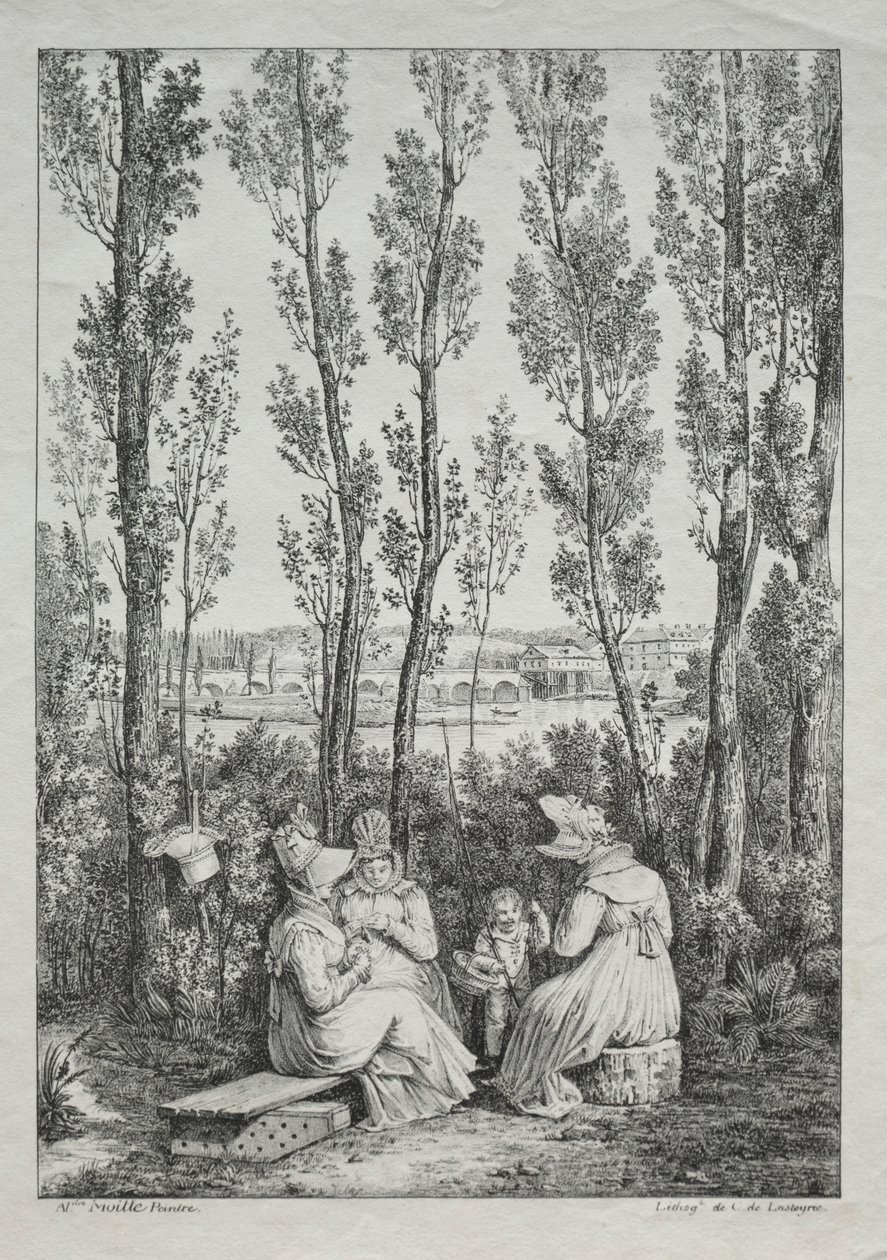 Piknik. tekijältä Charles Philibert Lasteyrie du Saillant