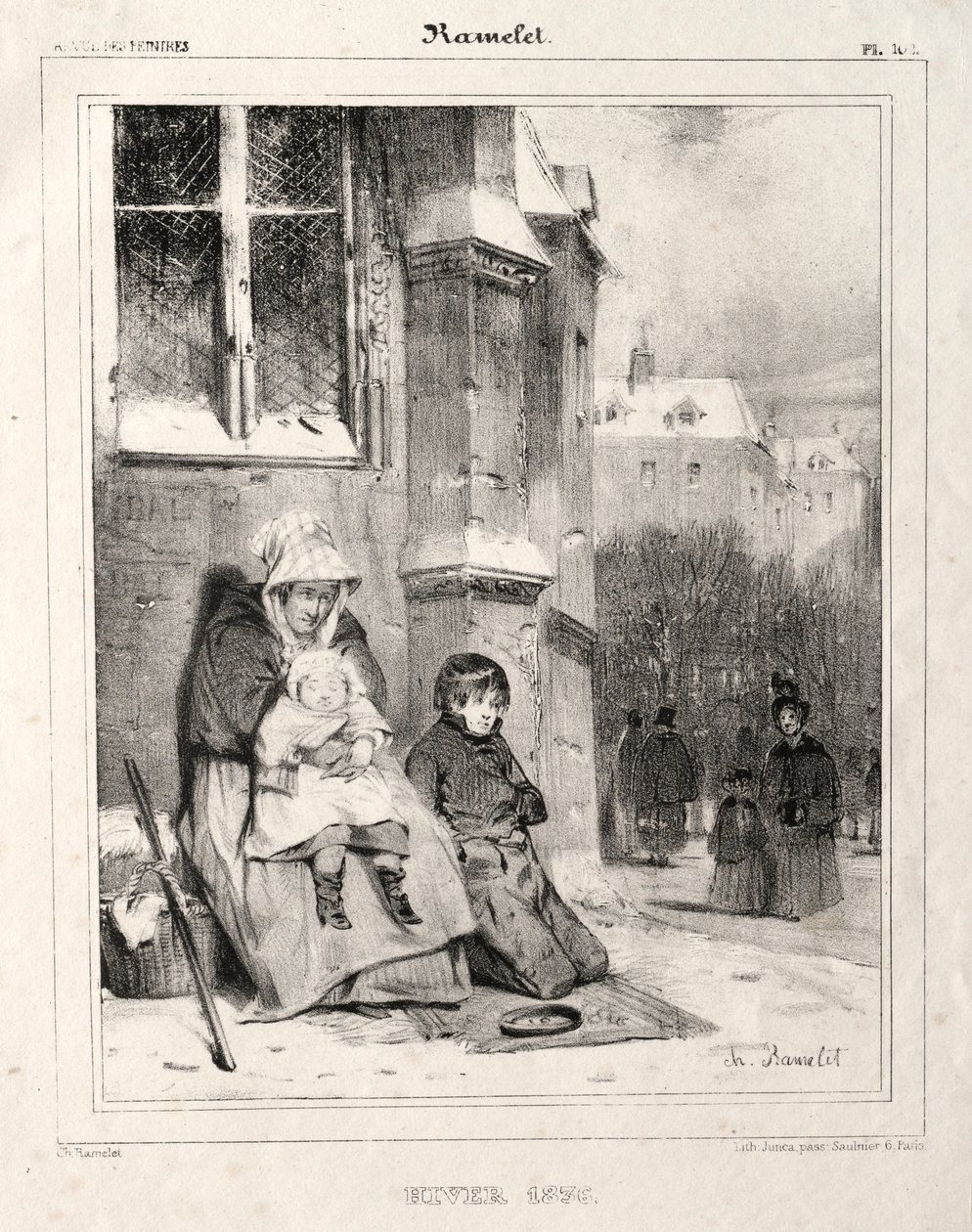Talvi, 1836. tekijältä Charles Ramelet