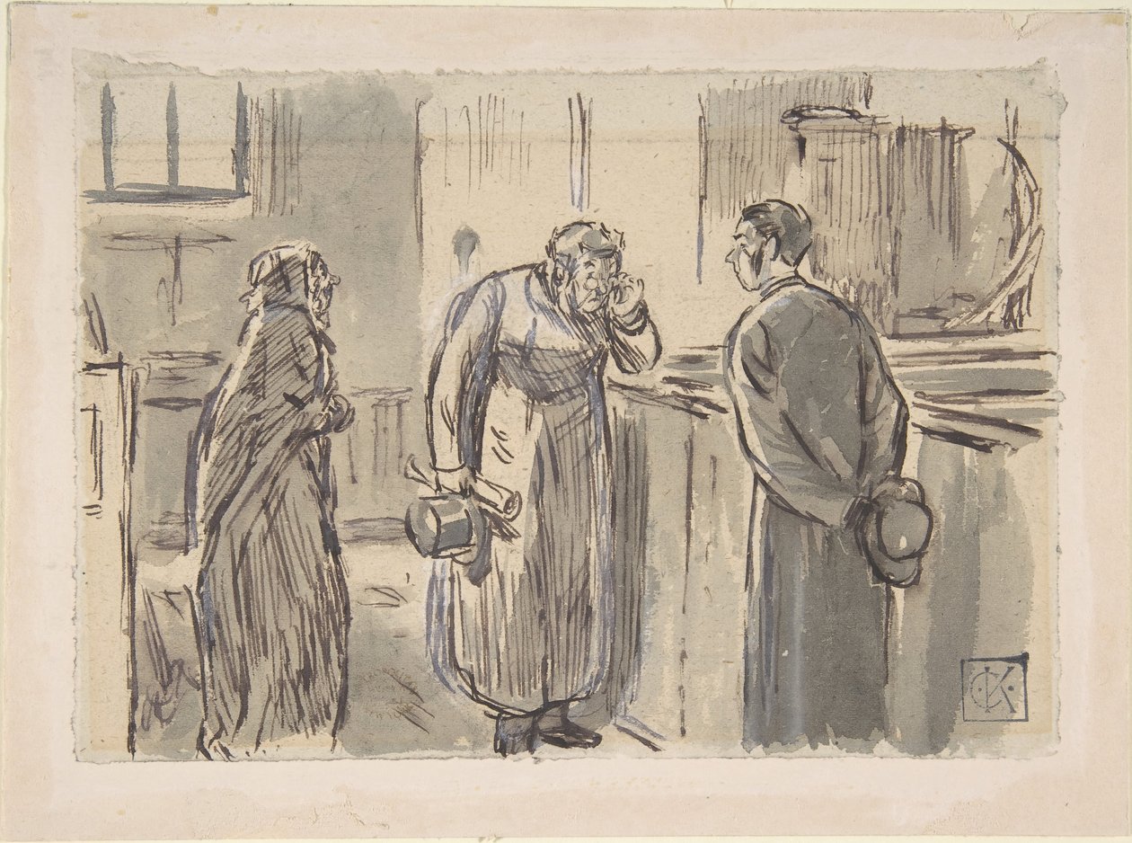 Kirkkoherra ja kirkkoherra, 1870-1891. tekijältä Charles Samuel Keene