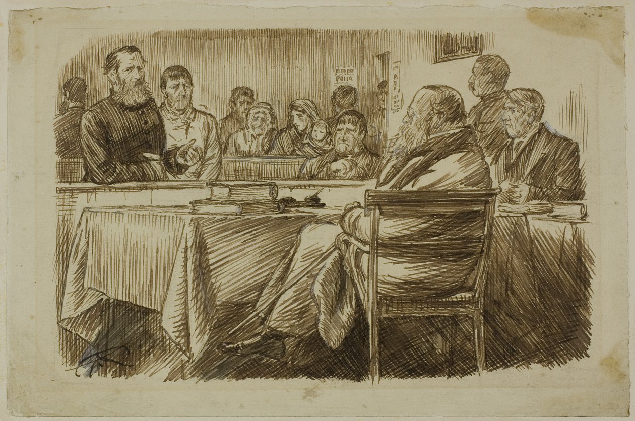 Oikeuskohtaus tekijältä Charles Samuel Keene