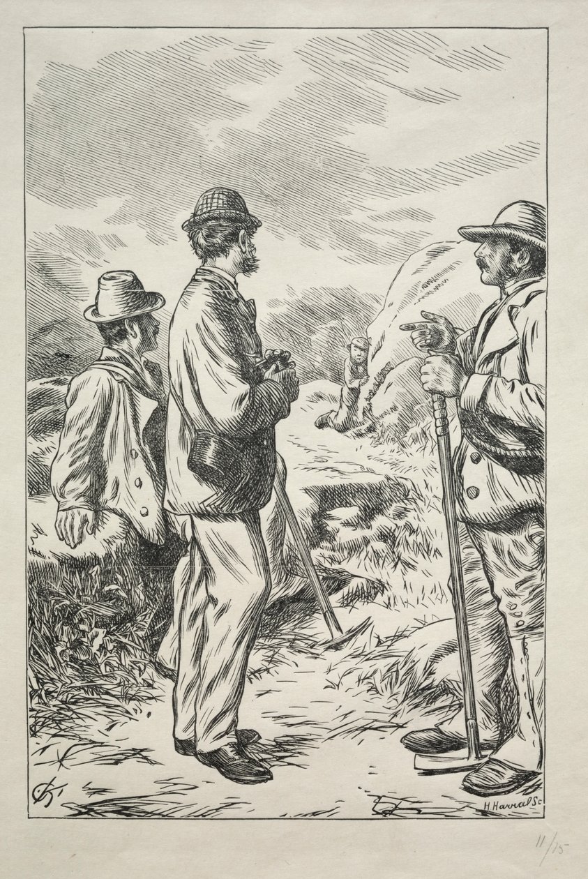 Kolme nimeä, 1869. tekijältä Charles Samuel Keene
