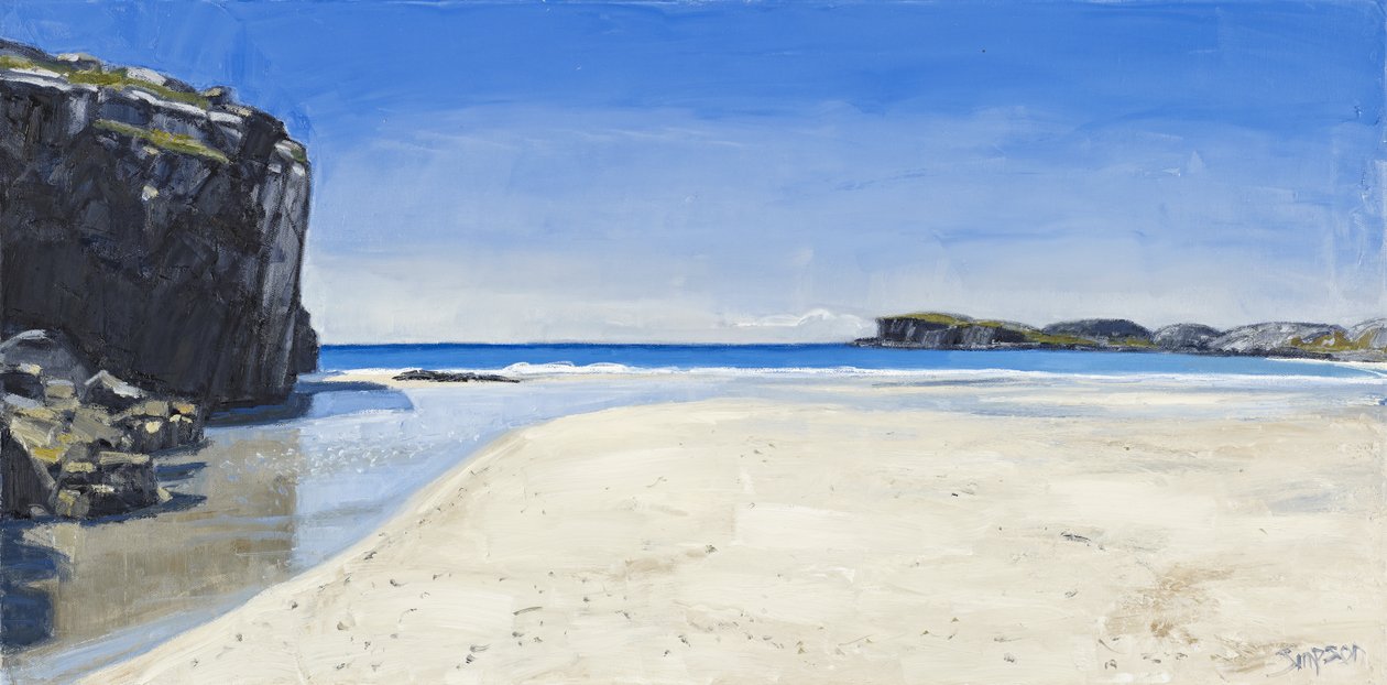 Oldshoremore, 2010 (öljy kankaalle) tekijältä Charles Simpson