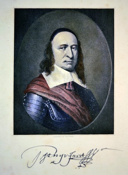 Peter Stuyvesant (värillinen kaiverrus) tekijältä Charles Thomas Burt
