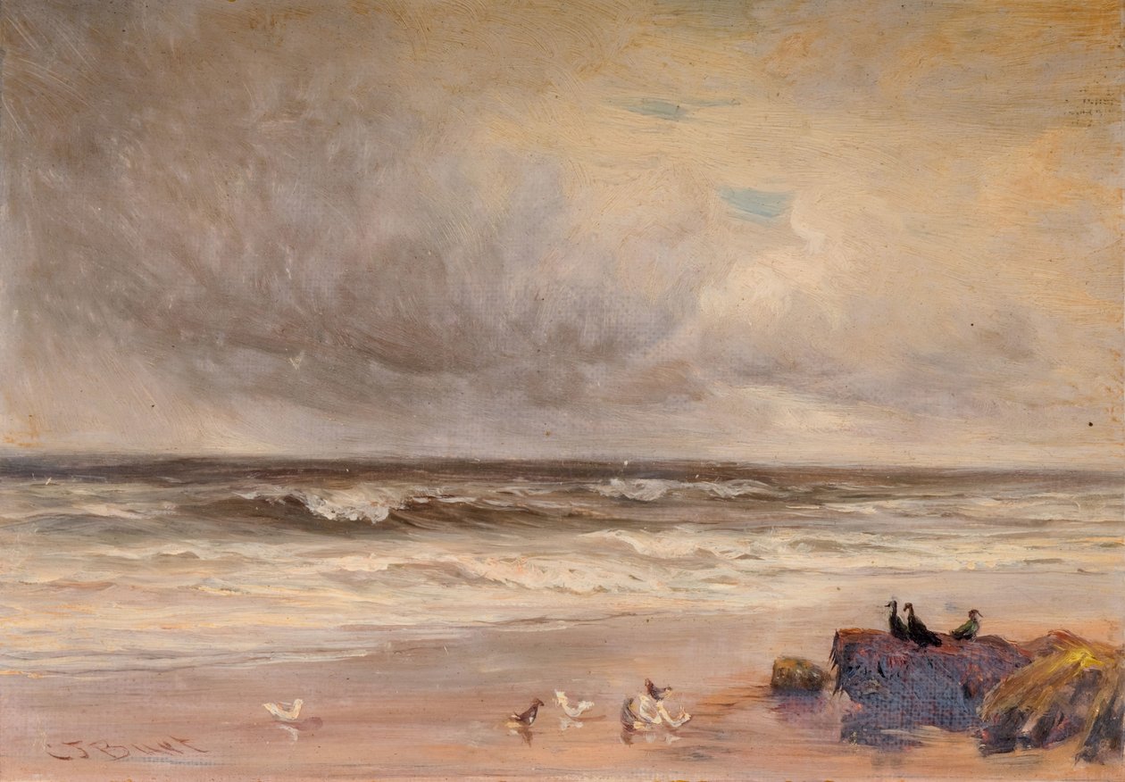 Meren rannikko, 1887. tekijältä Charles Thomas Burt