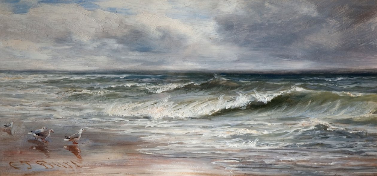 Meren aallot, 1880. tekijältä Charles Thomas Burt