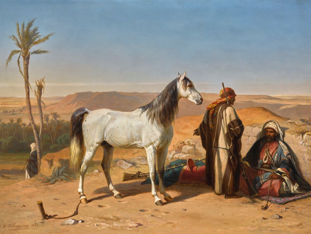 Arabialainen aavikolla tekijältä Charles Tschaggeny