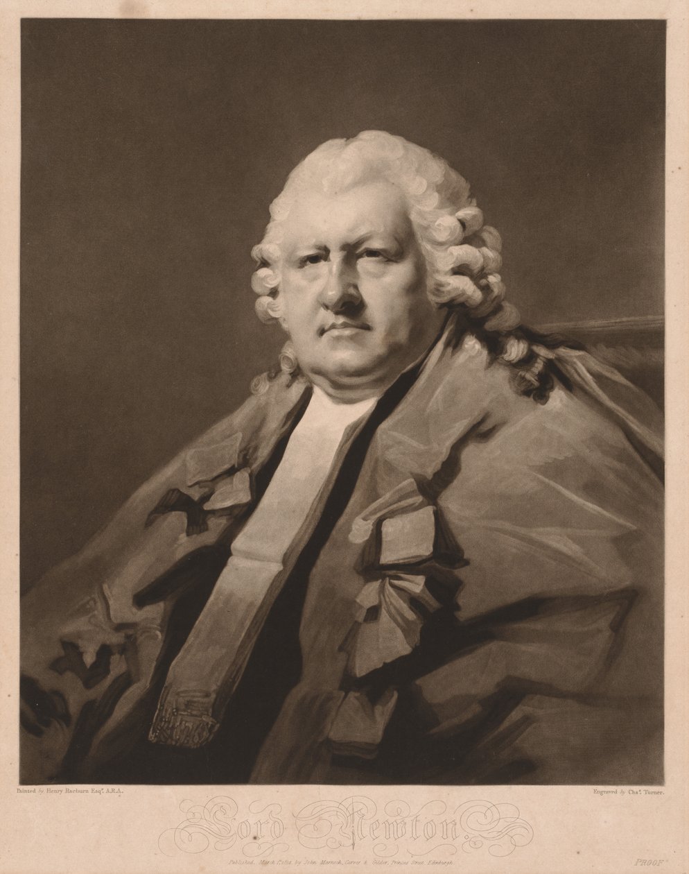 Lordi Newton, 1814. tekijältä Charles Turner