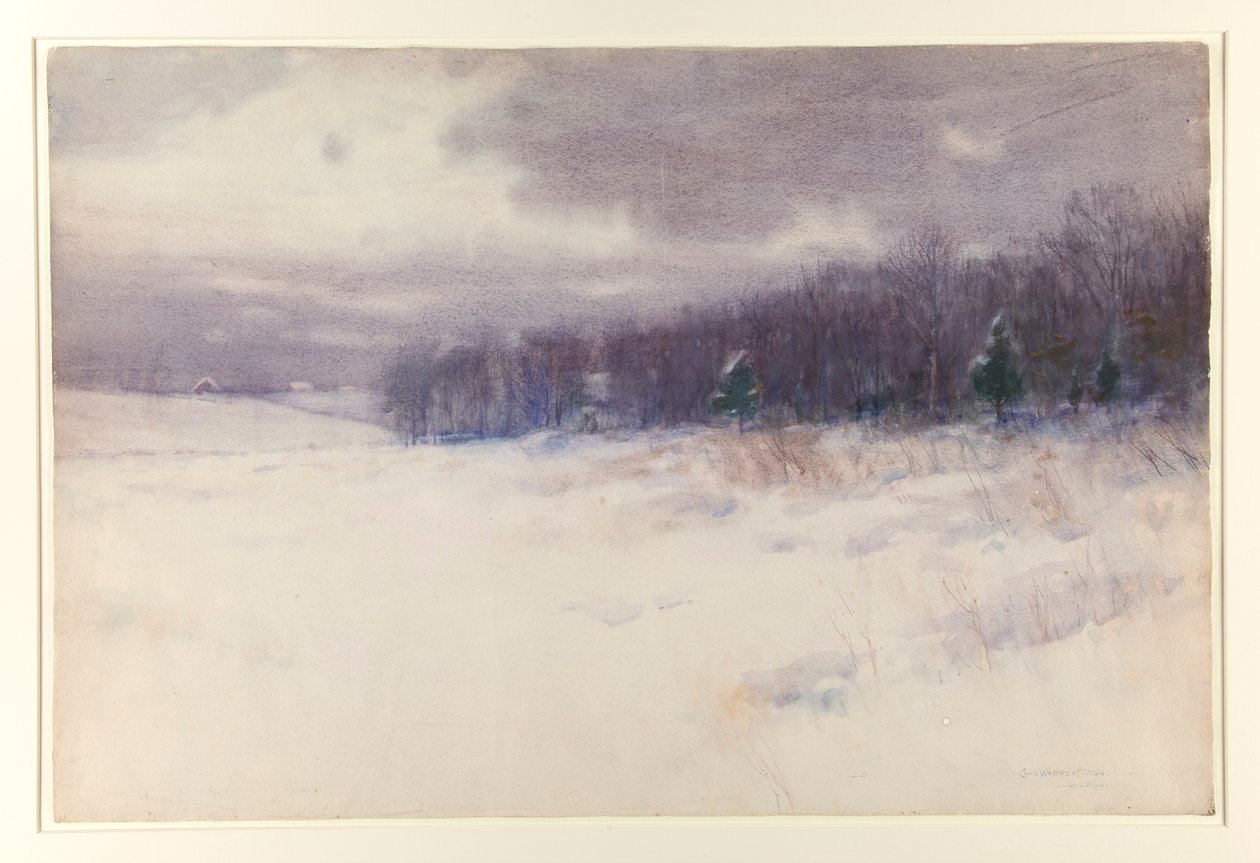 Nimetön [Talvimaisema - New Jersey] tekijältä Charles Warren Eaton