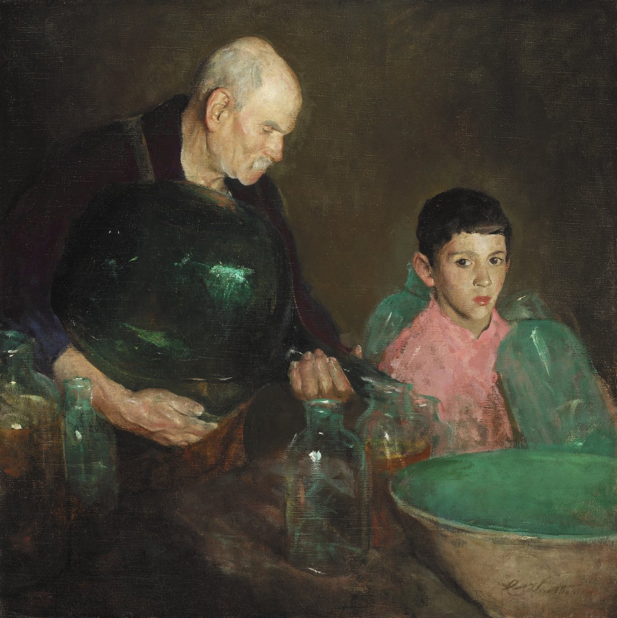 Jalostusöljy, n. 1910 tekijältä Charles Webster Hawthorne