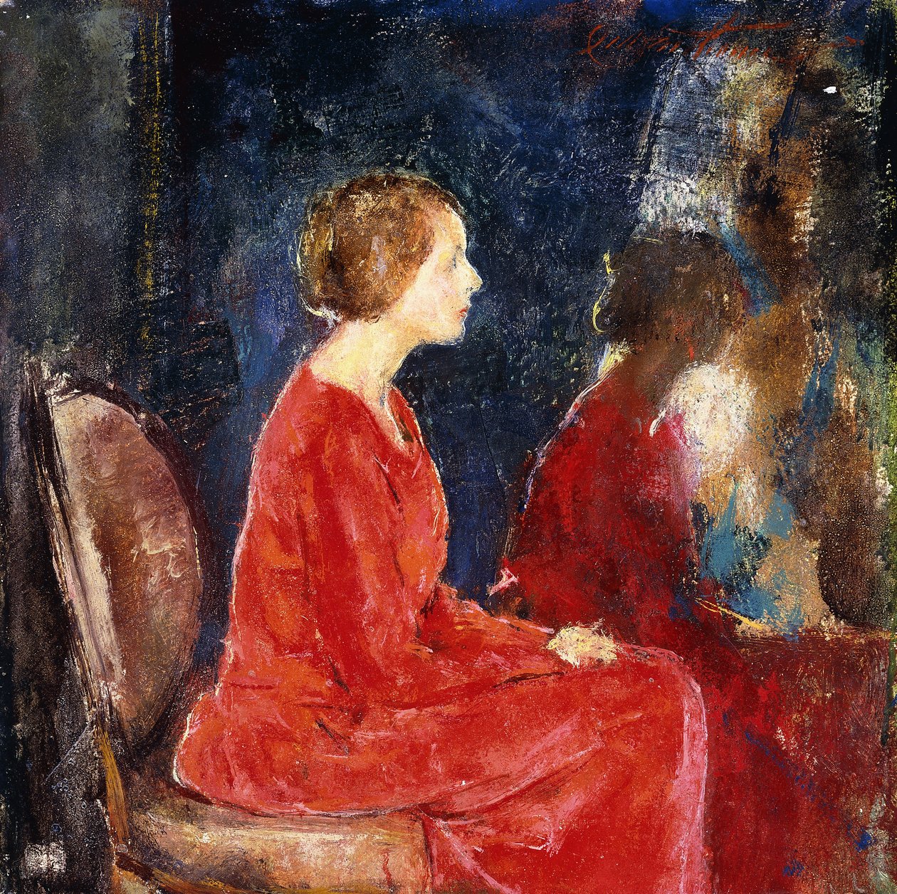 Punainen mekko tekijältä Charles Webster Hawthorne