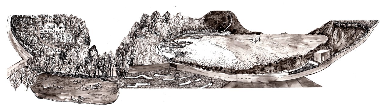 Swanpool Beach, 2021 tekijältä Charlotte Orr