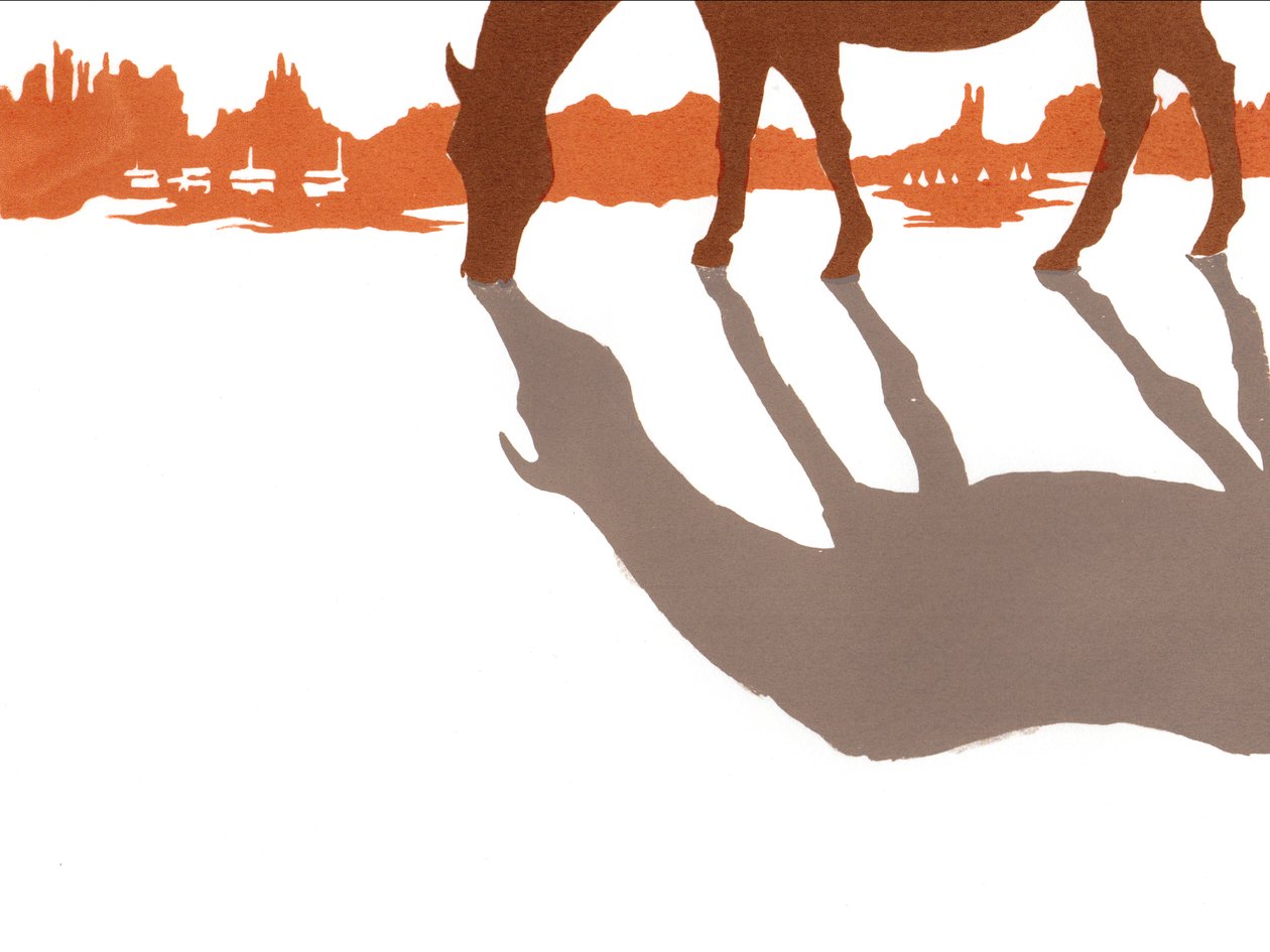 The American West, 2013 (silkkipainatus) tekijältä Charlotte Orr