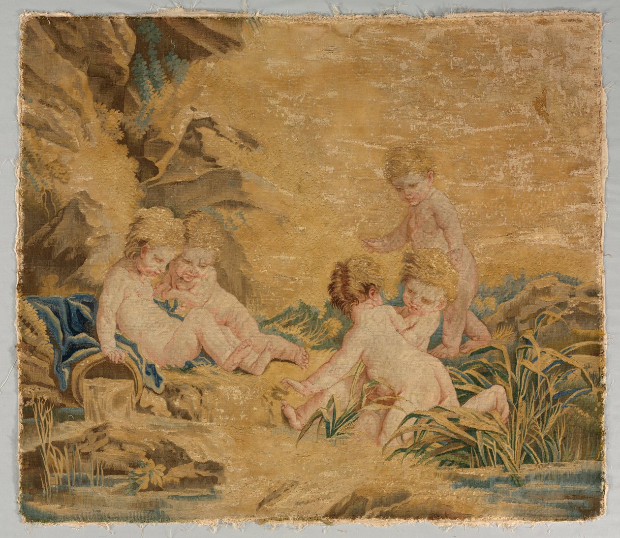 Lapset leikkivät: The Bath, 1700-luku. tekijältä Charron