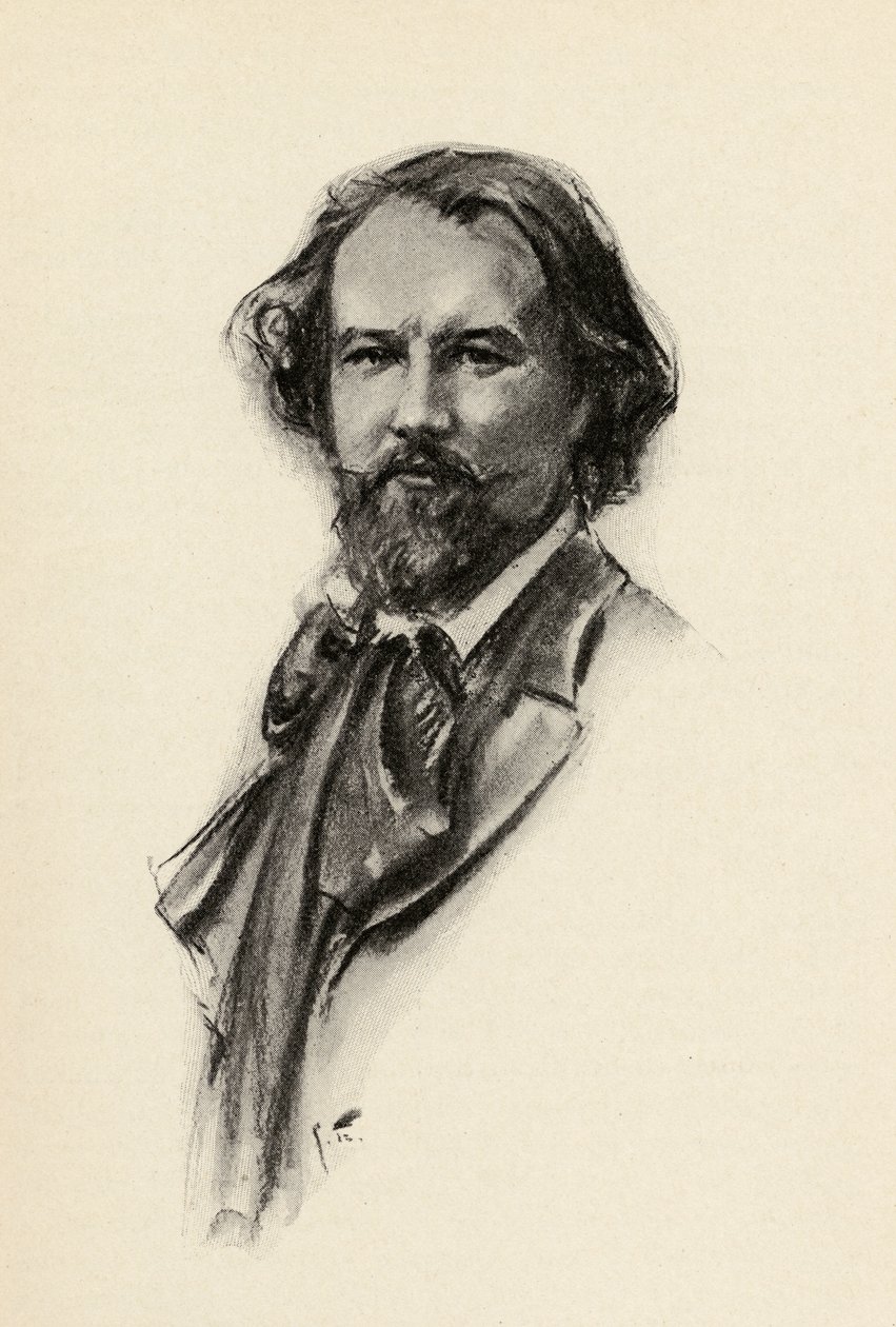 Gustave Charpentier (1860-1956) kuvitus Olin Downesin teoksesta The Lure of Music, 1922 tekijältä Chase Emerson