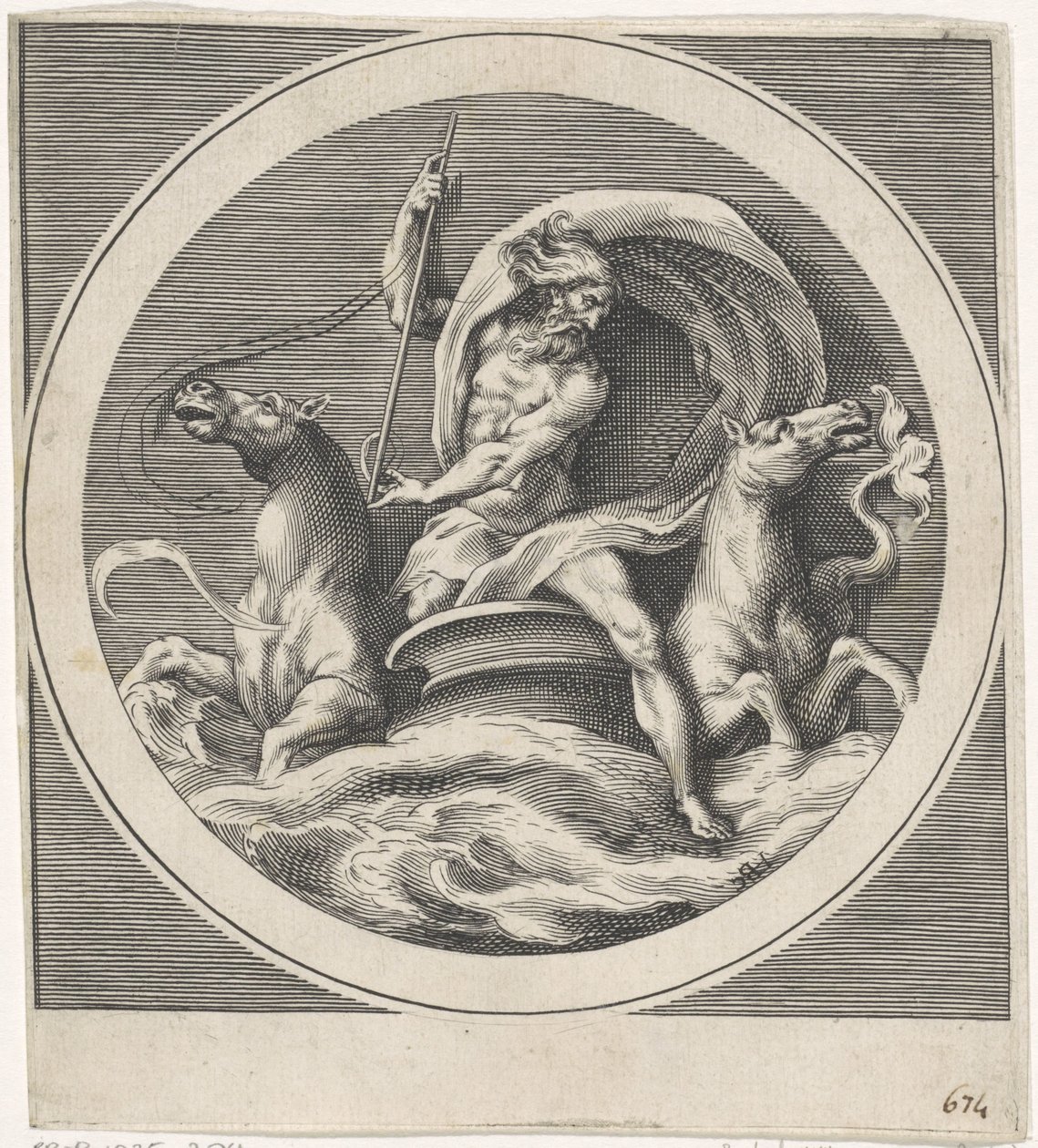 Neptunus Jumalat ja jumalattaret (kopiot) (sarjan nimi) tekijältä Cherubino Alberti (possibly)
