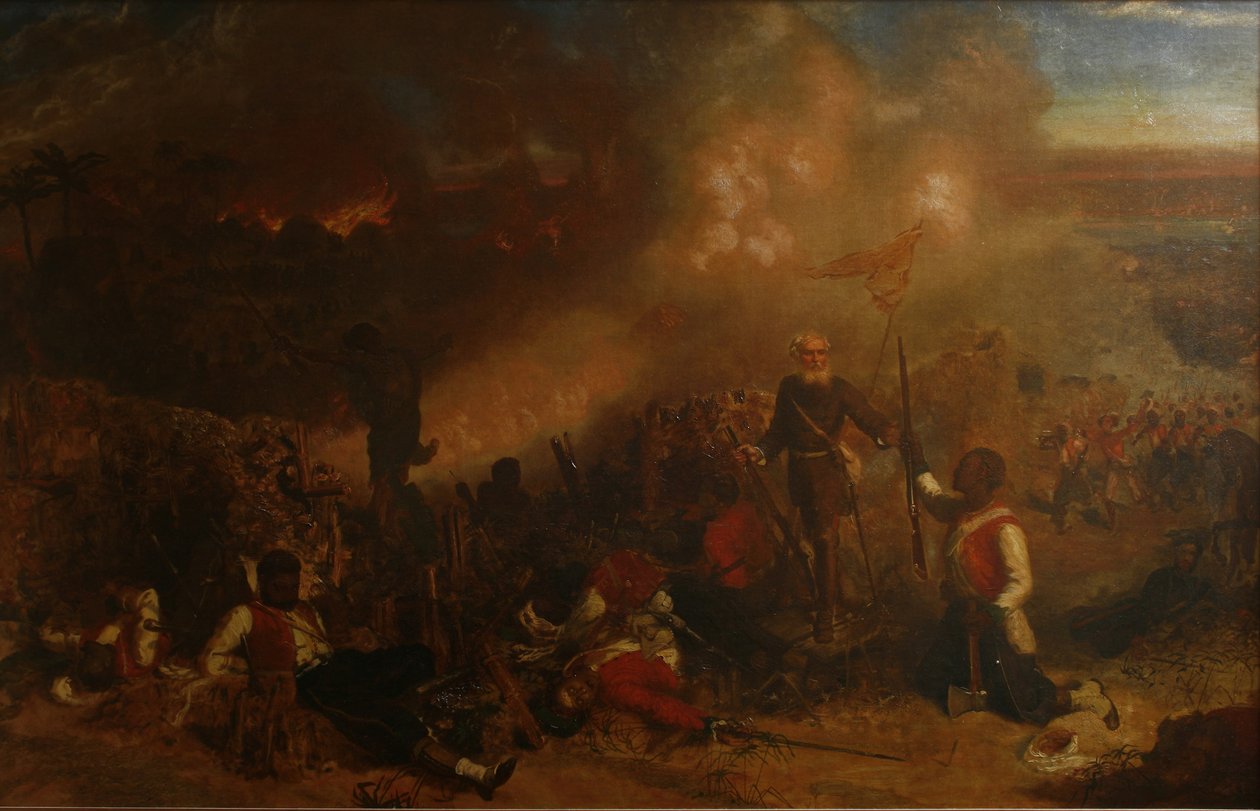 Tubabecelongin taistelu, 1866 tekijältä Chevalier Louis William Desanges