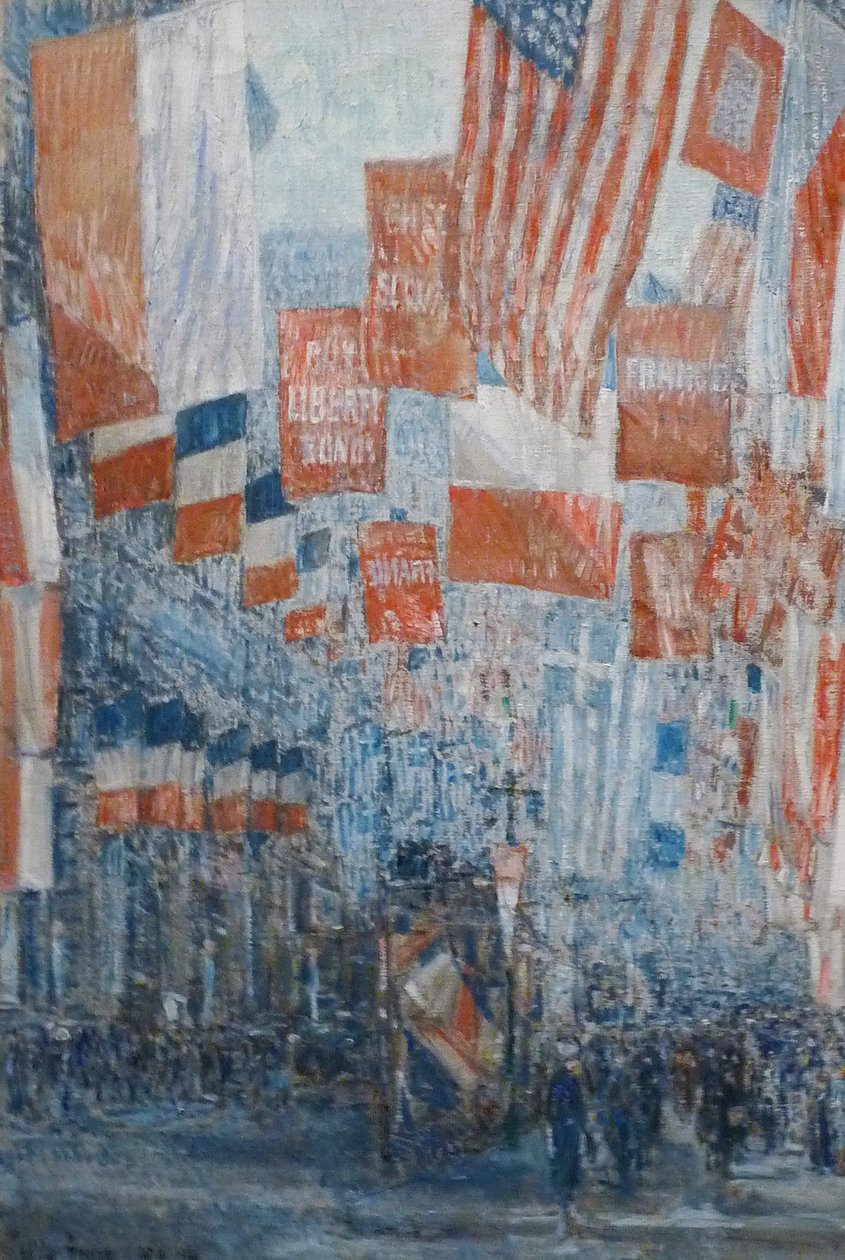 Avenue of the Allies, 5th Avenue, New York tekijältä Childe Hassam