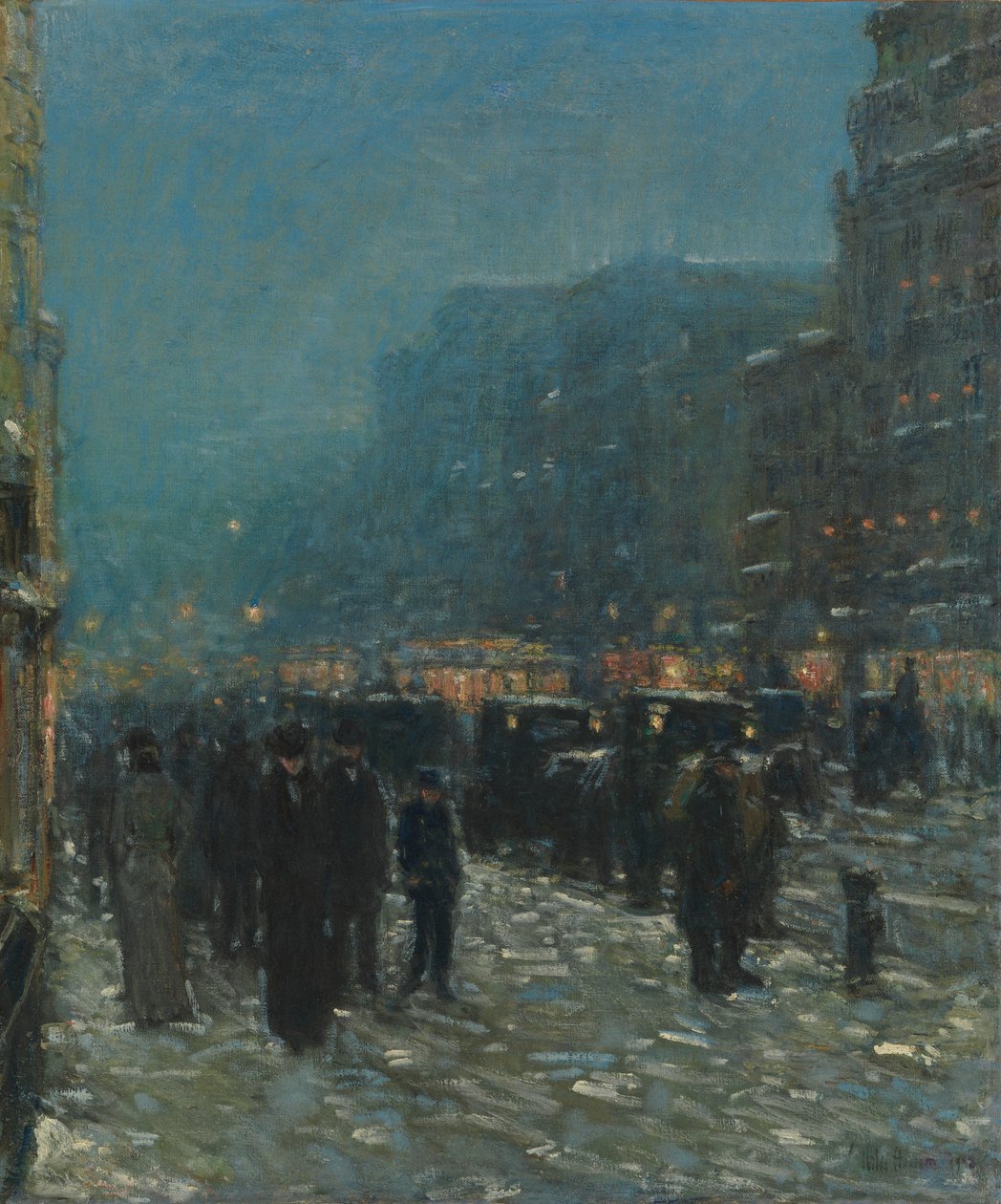 Broadway ja 42nd Street tekijältä Childe Frederick Hassam