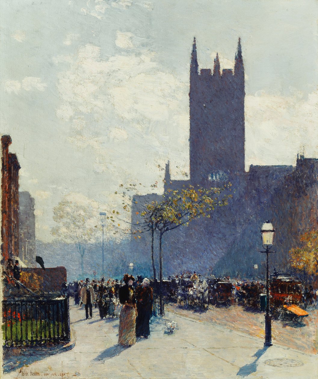 Alempi Fifth Avenue tekijältä Childe Frederick Hassam