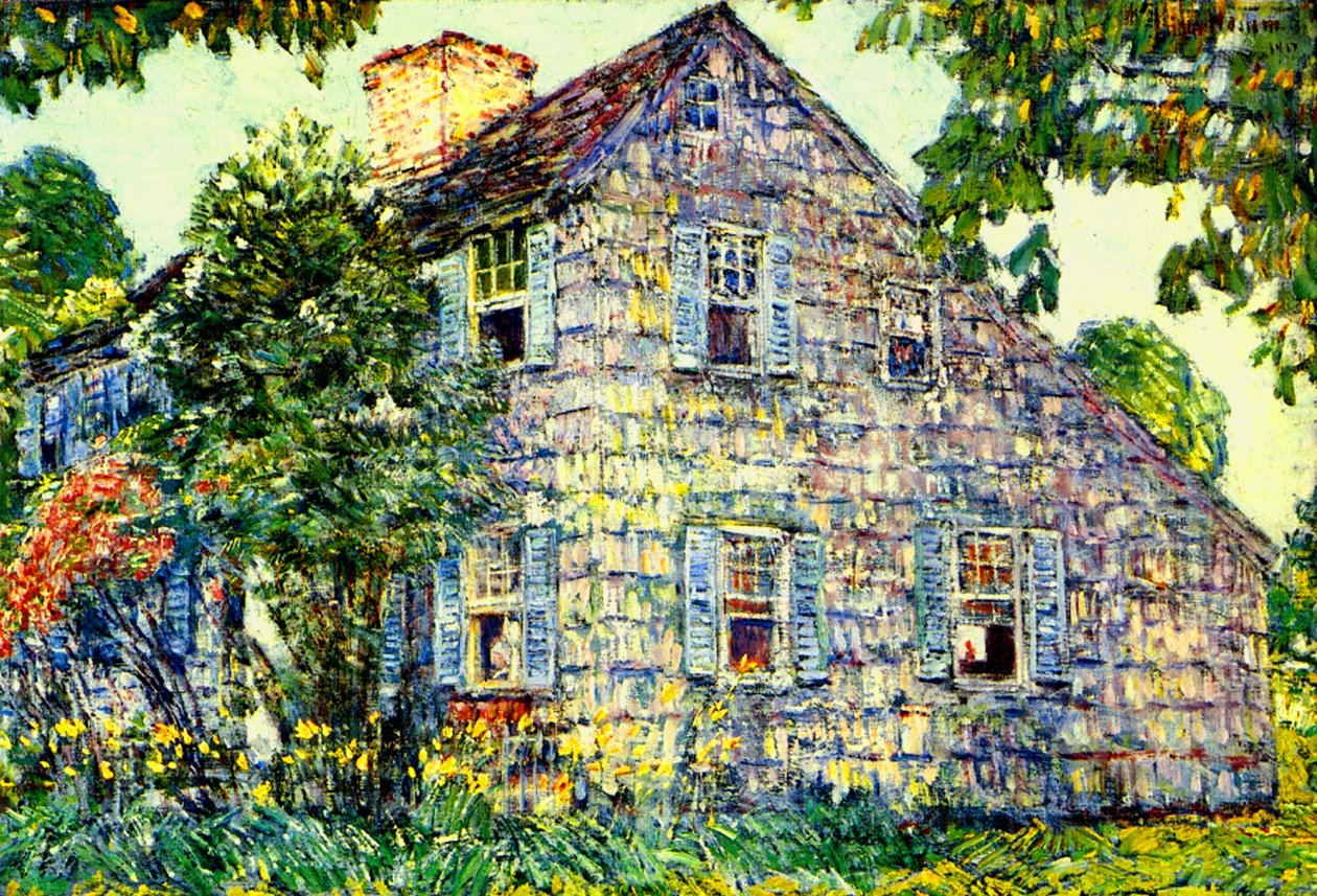 Old House, East Hampton tekijältä Childe Frederick Hassam