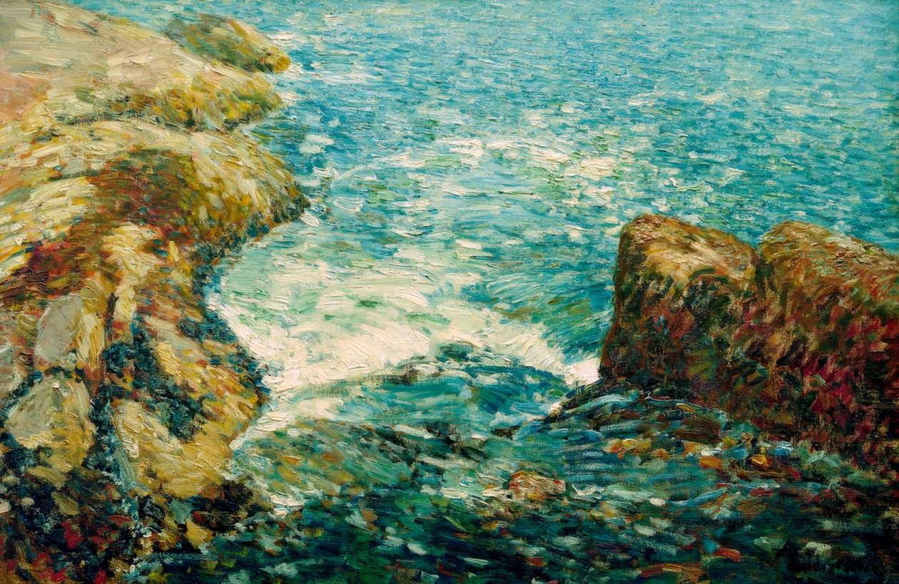 Surffaa ja kiviä tekijältä Childe Hassam