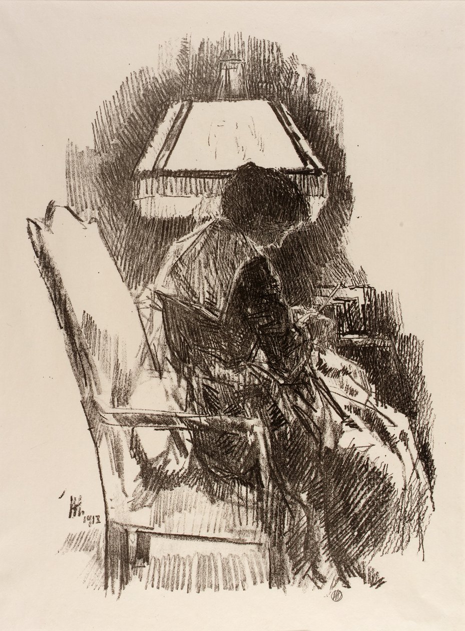 Rouva Hassam, neulominen tekijältä Childe Hassam