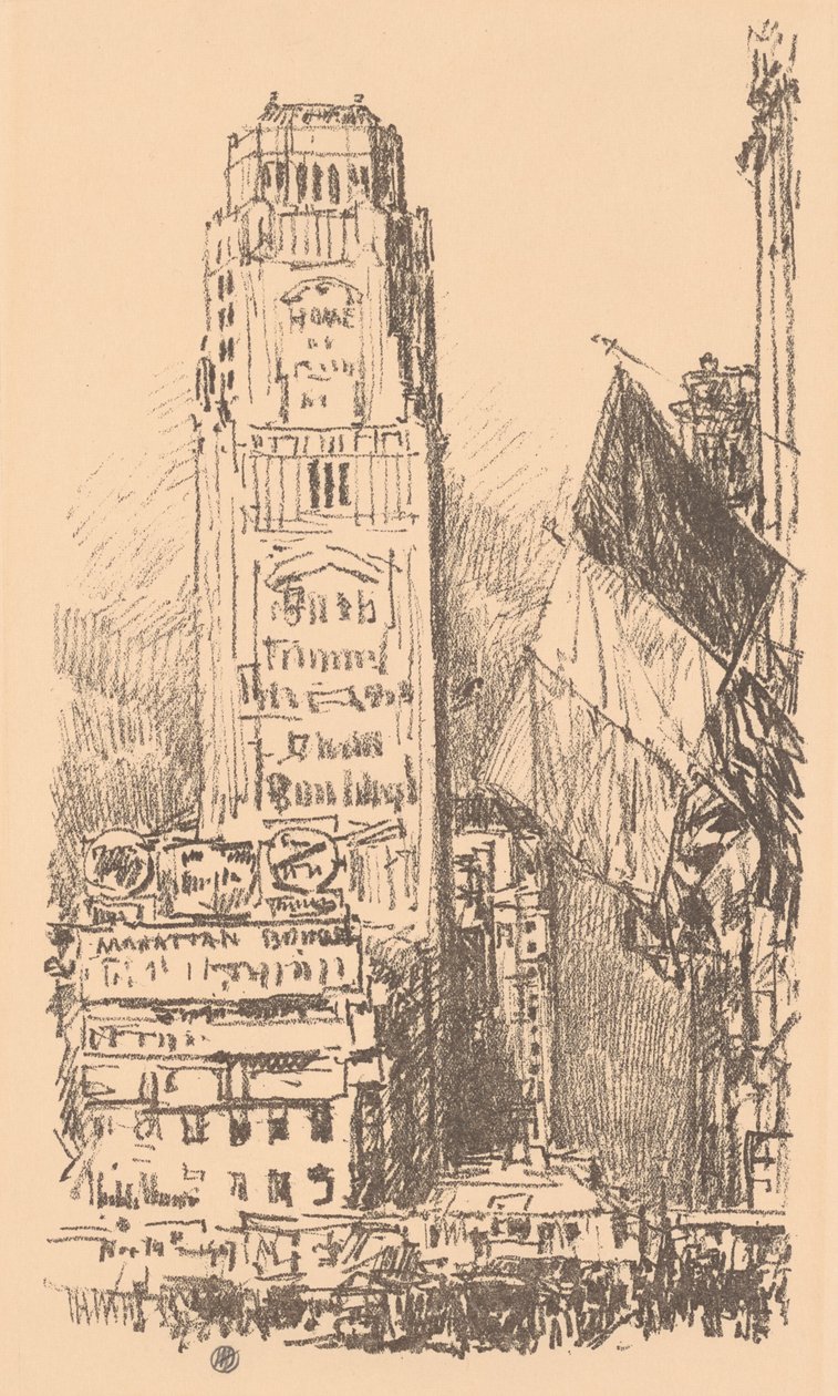 New Yorkin kukkakimppu tekijältä Childe Hassam