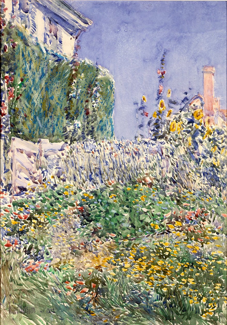 Thaxterin puutarha tekijältä Childe Hassam
