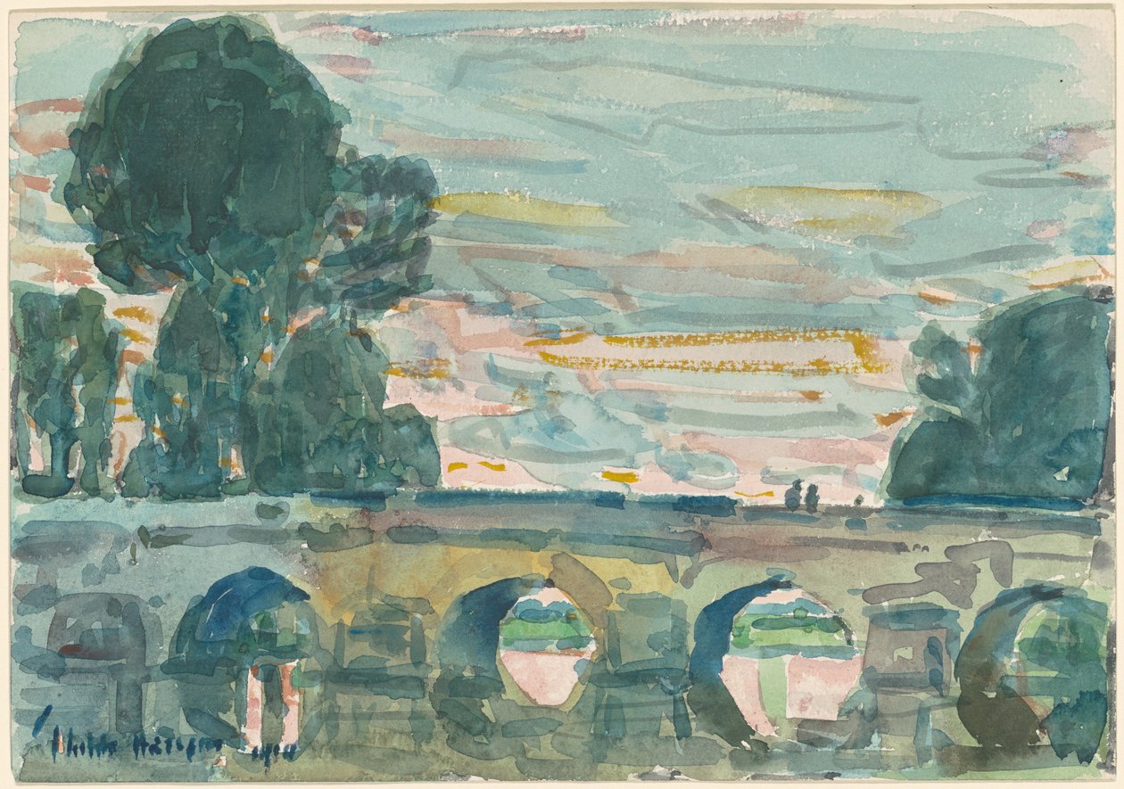 Grezin silta [recto] tekijältä Childe Hassam
