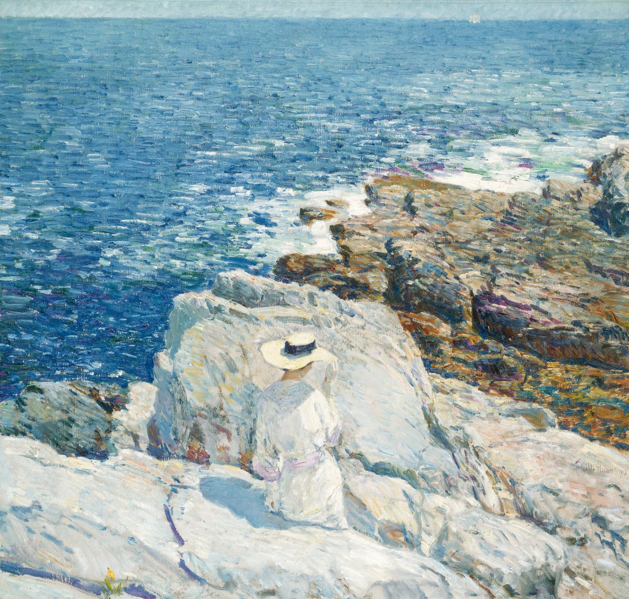 The South Ledges, Appledore, 1913 tekijältä Childe Hassam