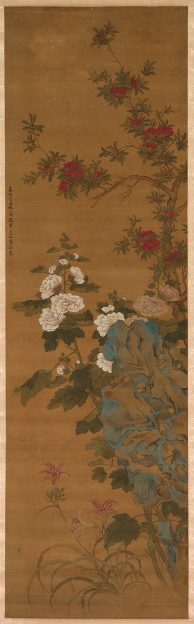 Kukkia ja kiviä tekijältä China, Ming dynasty