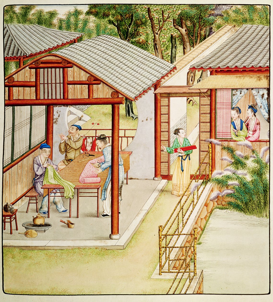 Kiinalainen ompelijakauppa tekijältä Chinese School