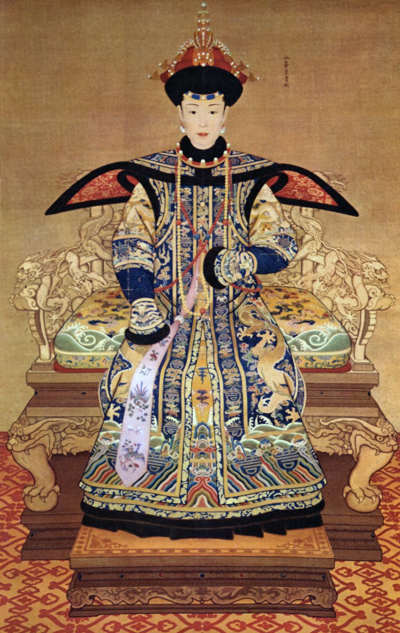 Muotokuva Kiinan keisarinnasta, 1600 tekijältä Chinese School