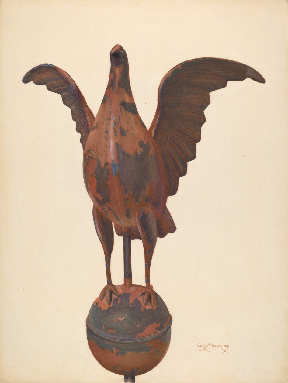 Lipputanko Finial Pigeon tekijältä Chris Makrenos