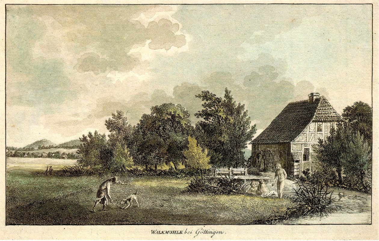 Walkemühle am Leinekanal südlich der Innenstadt von Göttingen. tekijältä Christian Andreas Besemann