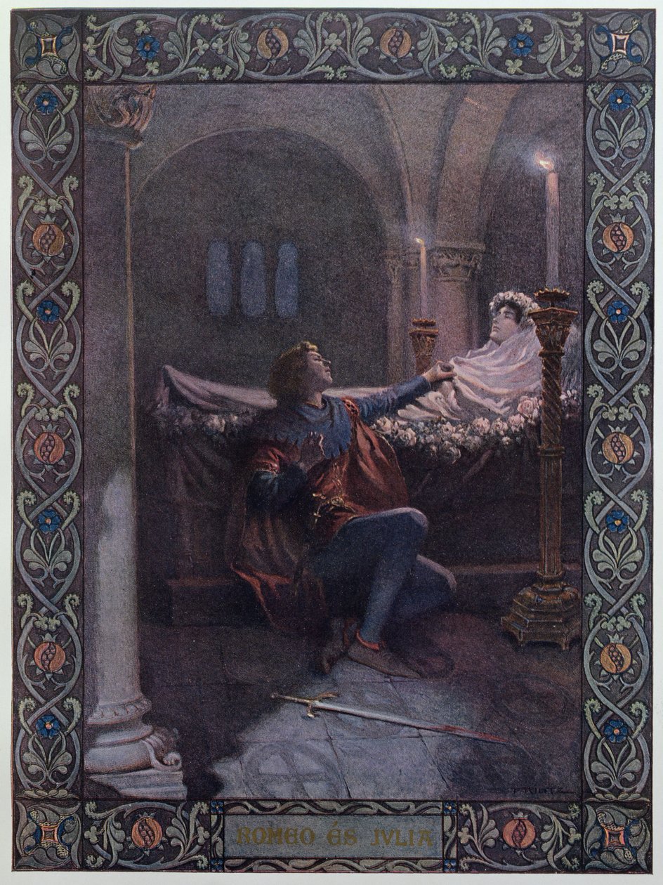 Romeo ja Julia, noin 1900 tekijältä Christian August Printz